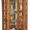 Casa Padrino Luxus Barock Vitrine Braun / Silber - Handgefertigter italienischer Barockstil Vitrinenschrank - Barockstil Möbel - Italienische Barock Möbel - Luxus Qualität - Made in Italy