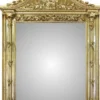 Casa Padrino Luxus Barock Wandspiegel Löwenkopf Gold 260 x 160 cm - Massiver Wandspiegel im Antik Stil
