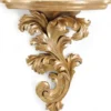 Casa Padrino Luxus Barock Wandkonsole Antik Gold - Handgefertigte Barockstil Wanddeko Konsole - Barock Wanddeko - Barock Möbel - Luxus Qualität - Made in Italy