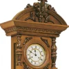 Casa Padrino Luxus Barock Wanduhr Braun / Gold - Handgeschnitzte Barockstil Uhr - Prunkvolle Barock Pendeluhr - Luxus Qualität - Made in Italy