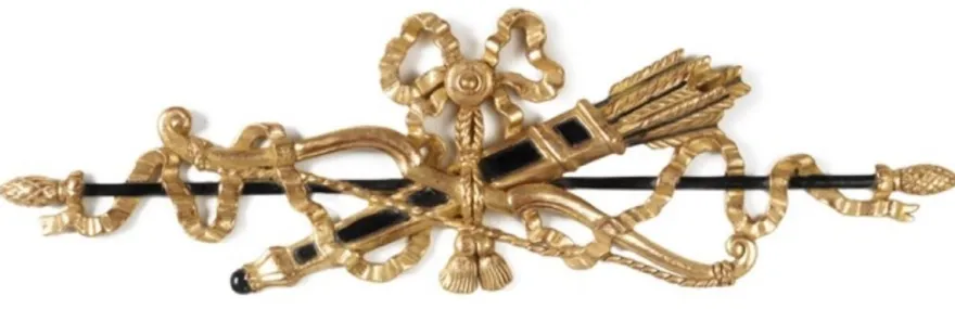 Casa Padrino Luxus Barock Wandornament Gold / Schwarz - Prunkvolles Massivholz Wanddeko Ornament im Barockstil - Barock Wanddeko - Barock Möbel - Luxus Qualität - Made in Italy