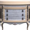 Casa Padrino Luxus Barock Wickelkommode Beige / Blau - Prunkvolle Kinderzimmer Kommode - Barock Kinderzimmer Möbel - Luxus Qualität - Made in Italy