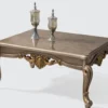 Casa Padrino Luxus Barock Wohnzimmer Set Grau / Silbergrau / Gold - 2 Sofas & 2 Sessel & 1 Couchtisch - Handgefertigte Wohnzimmer Möbel im Barockstil - Edel & Prunkvoll