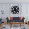 Casa Padrino Luxus Barock Wohnzimmer Set Blau / Braun - 2 Barock Sofas & 2 Barock Sessel & 1 Barock Couchtisch - Barock Wohnzimmer Möbel