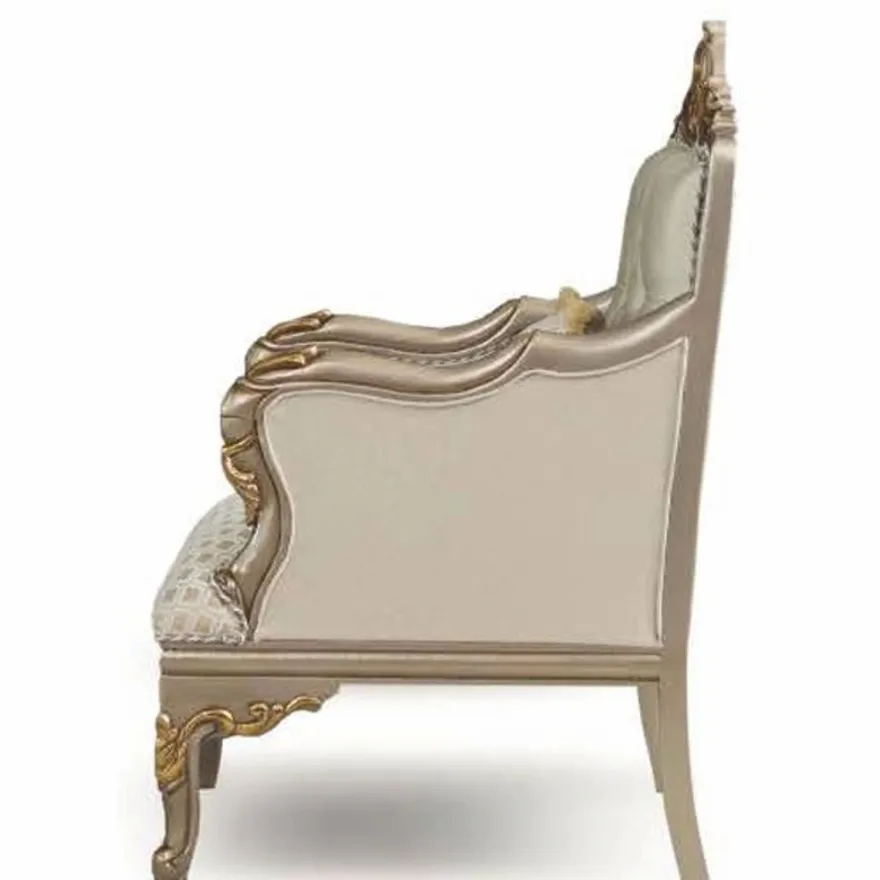 Casa Padrino Luxus Barock Wohnzimmer Set Creme / Grau / Gold - Barock Möbel