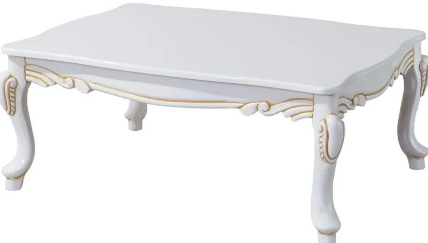 Casa Padrino Luxus Barock Wohnzimmer Set Rosa / Silber / Weiß / Gold - 2 Sofas & 2 Sessel & 1 Couchtisch - Edle Wohnzimmer Möbel im Barockstil