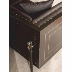 Casa Padrino Luxus Barock Wohnzimmer Set Dunkelbraun / Gold - Barockstil Möbel