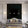Casa Padrino Luxus Barock Wohnzimmer Set Blau / Silber / Gold - 2 Barock Sofas mit Muster & 2 Barock Sessel mit Muster & 1 Barock Couchtisch - Barock Wohnzimmer Möbel