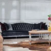 Casa Padrino Luxus Barock Wohnzimmer Sofa Lila / Silber - Prunkvolle Barock Wohnzimmer & Hotel Möbel