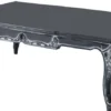 Casa Padrino Luxus Barock Wohnzimmer Set Grau / Blau / Grau - 2 Sofas & 2 Sessel & 1 Couchtisch - Prunkvolle Wohnzimmer Möbel im Barockstil
