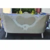 Casa Padrino Luxus Barock Wohnzimmer Sofa Creme / Weiß / Gold 220 cm - Barock Möbel