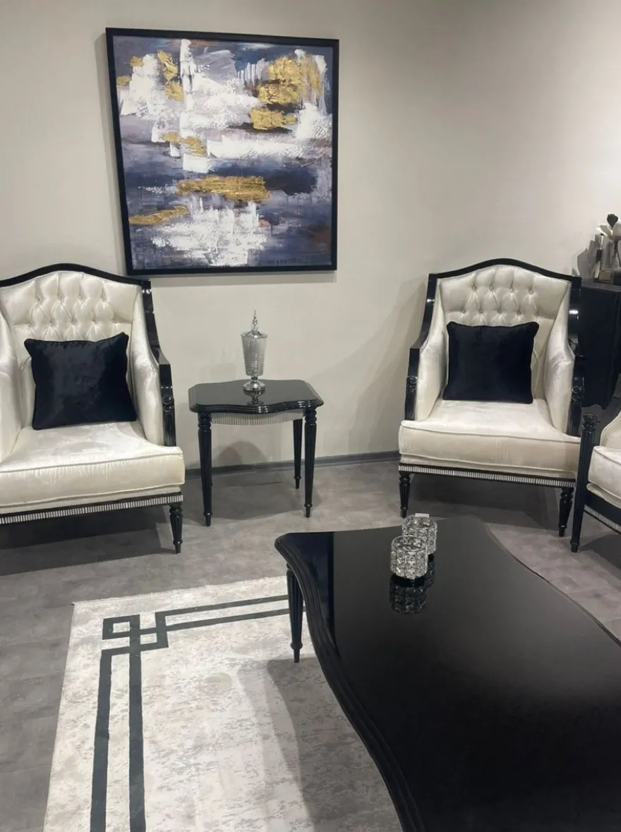 Casa Padrino Luxus Barock Wohnzimmer Sessel Gold / Schwarz / Grau - Handgefertigter Barockstil Sessel - Luxus Wohnzimmer Möbel im Barockstil - Barock Möbel - Edel & Prunkvoll