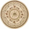 Casa Padrino Luxus Barock Wohnzimmer Teppich Beige / Braun - Verschiedene Größen
