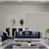 Casa Padrino Luxus Barock Wohnzimmertisch Schwarz / Silber / Gold 102 x 102 x H. 41 cm - Edler Massivholz Couchtisch im Barockstil - Barock Wohnzimmer Möbel