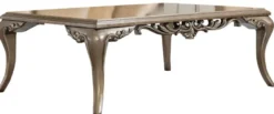 Casa Padrino Luxus Barock Wohnzimmer Set Beige / Gold / Braun / Silber - 2 Sofas & 2 Sessel & 1 Couchtisch - Handgefertigte Barock Wohnzimmer Möbel - Edel & Prunkvoll