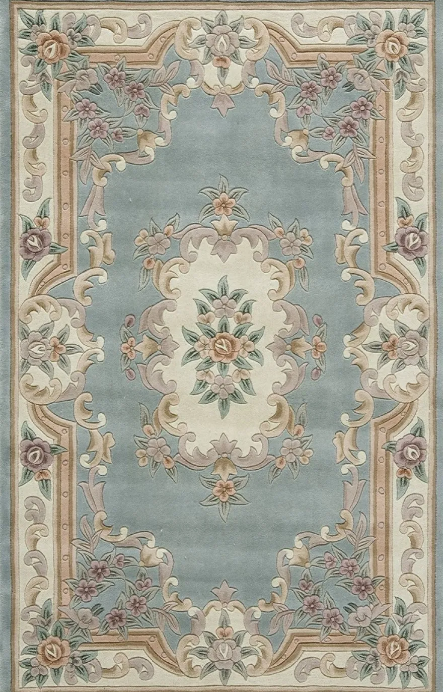 Casa Padrino Luxus Barock Wohnzimmer Teppich Mehrfarbig - Verschiedene Größen