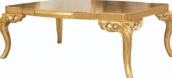 Casa Padrino Luxus Barock Wohnzimmer Set Dunkelblau / Gold - 2 Sofas & 2 Sessel & 1 Couchtisch - Prunkvolle Barock Wohnzimmer Möbel