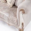 Casa Padrino Luxus Barock Wohnzimmer Set Hellgrau / Weiß / Antik Bronze - 2 Sofas & 2 Sessel & 1 Couchtisch - Wohnzimmer Möbel im Barockstil - Edel & Prunkvoll