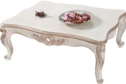 Casa Padrino Luxus Barock Wohnzimmer Set Hellgrau / Weiß / Antik Bronze - 2 Sofas & 2 Sessel & 1 Couchtisch - Wohnzimmer Möbel im Barockstil - Edel & Prunkvoll