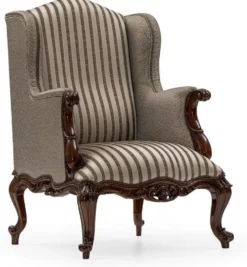 Casa Padrino Luxus Barock Wohnzimmer Set Grau / Silber / Braun - 2 Sofas & 2 Sessel & 1 Couchtisch & 2 Beistelltische - Handgefertigte Wohnzimmer Möbel im Barockstil - Edel & Prunkvoll