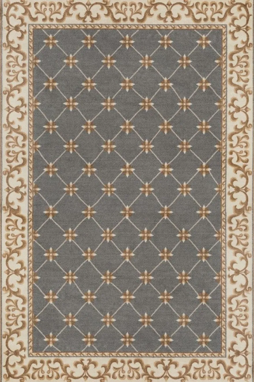 Casa Padrino Luxus Barock Wohnzimmer Teppich Grau / Creme / Braun - Verschiedene Größen
