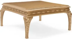 Casa Padrino Luxus Barock Wohnzimmer Set Grau / Braun / Gold - 2 Sofas & 2 Sessel & 1 Couchtisch & 2 Beistelltische - Handgefertigte Luxus Wohnzimmer Möbel im Barockstil - Edel & Prunkvoll