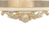 Casa Padrino Luxus Barock Wohnzimmer Set Grau / Braun / Weiß / Gold / Silber - 2 Sofas & 2 Sessel & 1 Couchtisch - Handgefertigte Barock Wohnzimmer Möbel - Edel & Prunkvoll