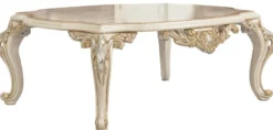Casa Padrino Luxus Barock Wohnzimmer Set Grau / Braun / Weiß / Gold / Silber - 2 Sofas & 2 Sessel & 1 Couchtisch - Handgefertigte Barock Wohnzimmer Möbel - Edel & Prunkvoll