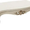 Casa Padrino Luxus Barock Wohnzimmertisch Weiß / Gold 115 x 80 x H. 50 cm - Edler Massivholz Couchtisch im Barockstil - Barock Wohnzimmermöbel