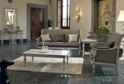 Casa Padrino Luxus Barock Wohnzimmer Hängeleuchte Antik Silber 34 x 34 x H. 64 cm - Handgefertigte Barockstil Pendelleuchte - Luxus Qualität - Made in Italy - Edel & Prunkvoll