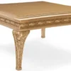 Casa Padrino Luxus Barock Wohnzimmer Set Braun / Gold - 2 Sofas & 2 Sessel & 1 Couchtisch & 2 Beistelltische - Handgefertigte Luxus Wohnzimmer Möbel im Barockstil - Edel & Prunkvoll