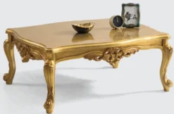 Casa Padrino Luxus Barock Wohnzimmer Set Grün / Gold - 2 Sofas & 2 Sessel & 1 Couchtisch - Handgefertigte Wohnzimmer Möbel im Barockstil - Edel & Prunkvoll