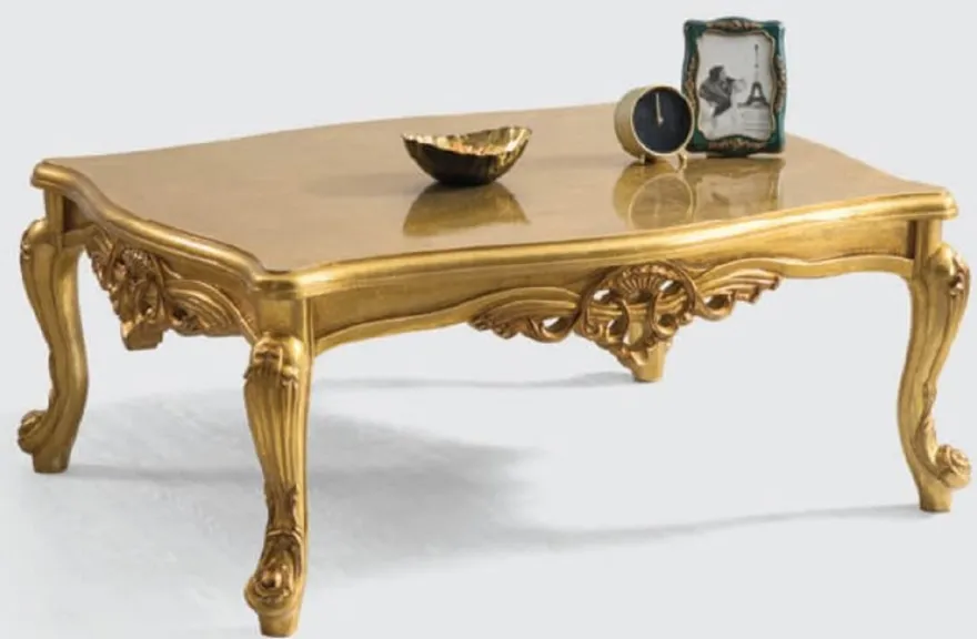 Casa Padrino Luxus Barock Wohnzimmer Set Grün / Gold - 2 Sofas & 2 Sessel & 1 Couchtisch - Handgefertigte Wohnzimmer Möbel im Barockstil - Edel & Prunkvoll