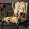 Casa Padrino Luxus Barock Wohnzimmer Set - 2 Sofas & 2 Sessel & 1 Couchtisch - Barock Möbel - Edel & Prunkvoll - Luxus Qualität - Made in Italy