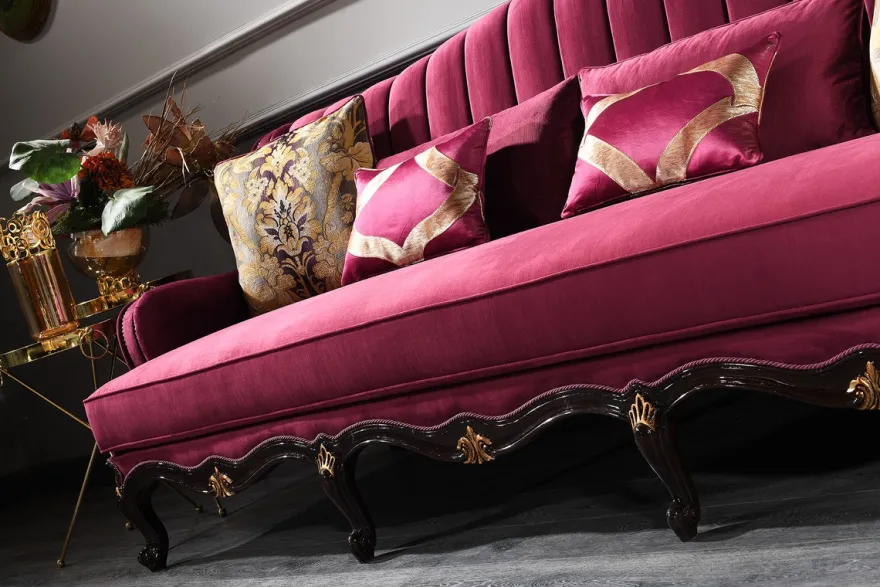 Casa Padrino Luxus Barock Wohnzimmer Set - 2 Sofas & 2 Sessel & 1 Couchtisch - Barock Möbel - Edel & Prunkvoll - Luxus Qualität - Made in Italy
