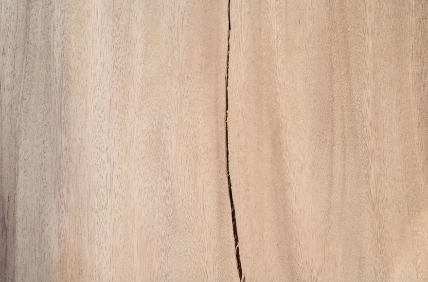 Casa Padrino Luxus Bartisch aus massivem Soar-Holz, Naturfarben und Schwarz, 90-95 x 90-95 x 107 cm