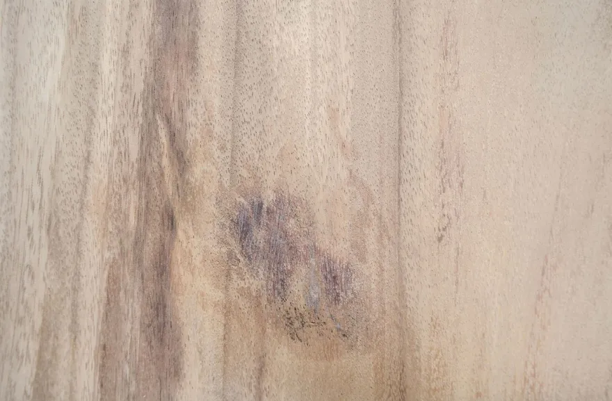 Casa Padrino Luxus Bartisch aus massivem Soar-Holz, Naturfarben und Schwarz, 90-95 x 90-95 x 107 cm