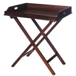 Casa Padrino Luxus Bar Tisch Kirschholz mit abnehmbarem Tablett - Neoklassisch - 77 x 60 x H. 84 cm