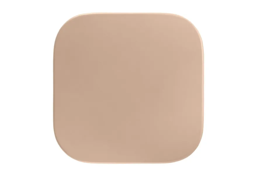 Casa Padrino Luxus Beistelltisch Terrakotta 40 x 40 x H. 60 cm - Beistelltisch aus Faserbeton mit gestapelten balancierenden Formen - Luxus Möbel