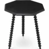 Casa Padrino Luxus Beistelltisch Schwarz H. 65,5 cm - Wohnzimmer & Hotel Möbel