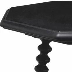 Casa Padrino Luxus Beistelltisch Schwarz H. 65,5 cm - Wohnzimmer & Hotel Möbel