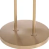 Casa Padrino Luxus Beistelltisch Messing / Schwarz Ø 38,5 x H. 58 cm - Runder Tisch mit Marmorplatte und Tragegriff - Wohnzimmer Möbel - Luxus Möbel - Wohnzimmer Einrichtung - Luxus Qualität