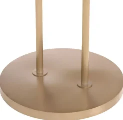 Casa Padrino Luxus Beistelltisch Messing / Schwarz Ø 38,5 x H. 58 cm - Runder Tisch mit Marmorplatte und Tragegriff - Wohnzimmer Möbel - Luxus Möbel - Wohnzimmer Einrichtung - Luxus Qualität