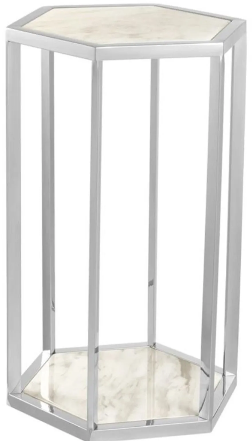 Casa Padrino Luxus Beistelltisch 2er Set - Designer Möbel