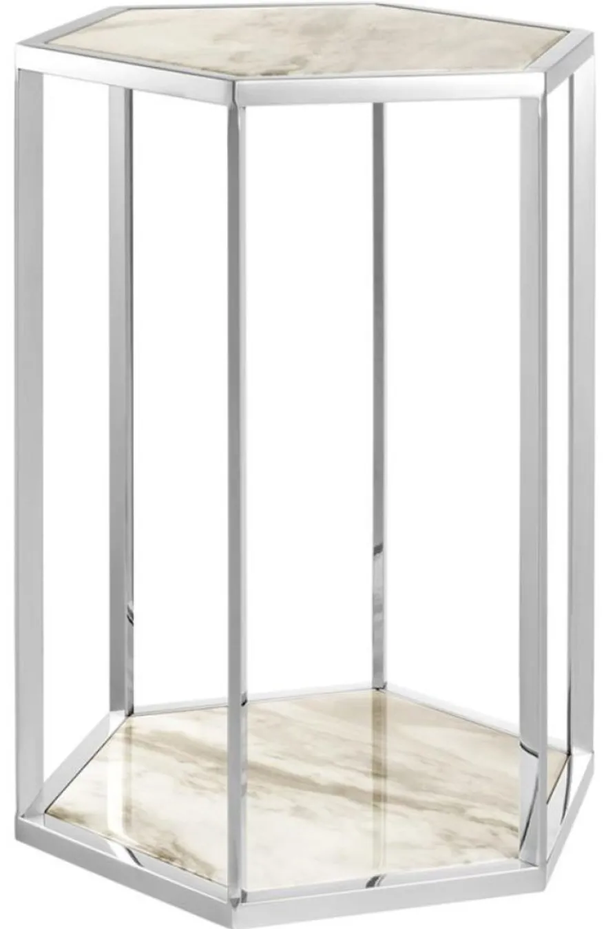 Casa Padrino Luxus Beistelltisch 2er Set - Designer Möbel