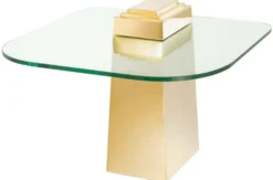 Casa Padrino Luxus Beistelltisch Gold 65 x 65 x H. 51 cm - Luxus Qualität