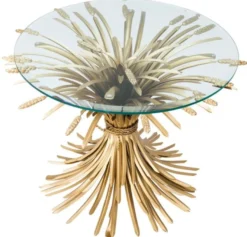 Casa Padrino Luxus Beistelltisch Antik Gold Ø 80 x H. 55 cm - Designermöbel