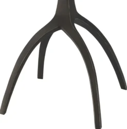 Casa Padrino Luxus Beistelltisch Bronzefarben 40,5 x 40,5 x H. 56 cm - Moderner Metall Tisch mit runder Tischplatte - Wohnzimmer Möbel - Luxus Möbel