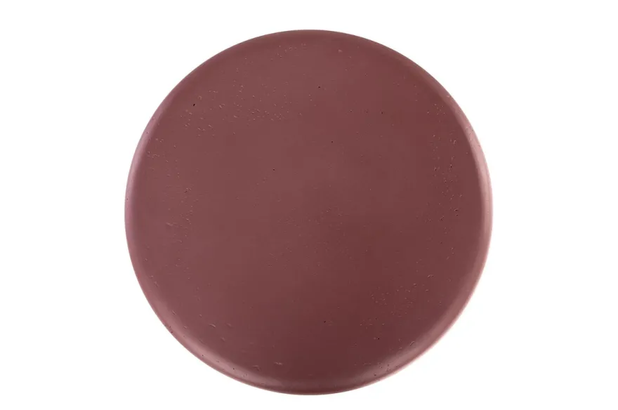 Casa Padrino Luxus Beistelltisch / Hocker Bordeauxrot Ø 30,5 x H. 48 cm - Beistelltisch aus Faserbeton in Form eines Schach-Bauern, auch als Sitzhocker nutzbar - Luxus Möbel