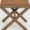 Casa Padrino Luxus Beistelltisch Braun 50 x 50 x H. 50 cm - Massivholz Tisch - Wohnzimmer Möbel - Luxus Qualität